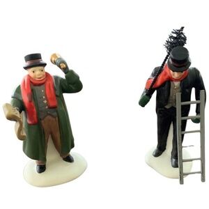 Department 56 Dickens' Village Town Crier & Chimney Sweep, Accessories, People